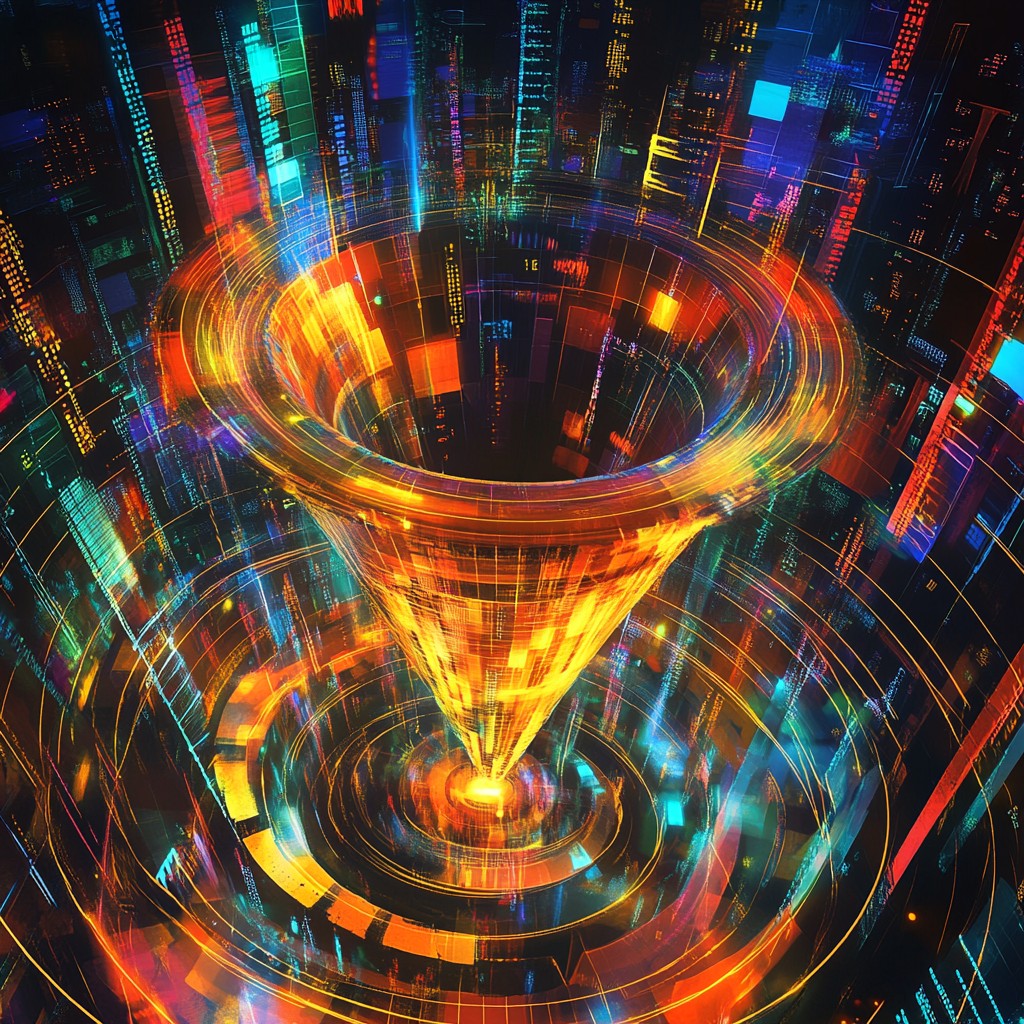 Download Vibrant digital vortex Image - Vibrant, Digital, Vortex ...