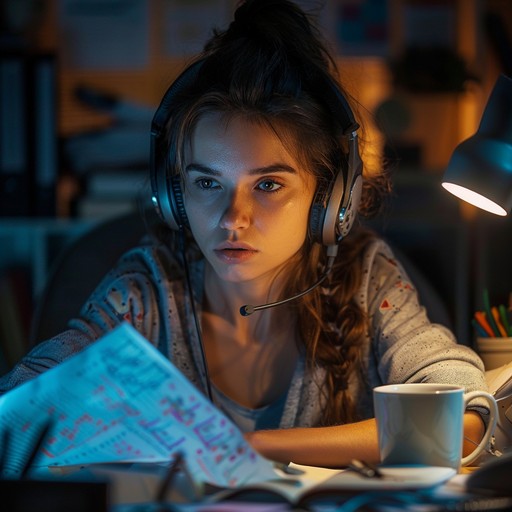Free Focused Study Session Image - Study, Woman, Headphones | Download ...