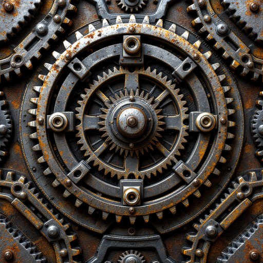 Gear Wear Patterns Free Mechanical Gear Symphony Image - Mechanical, Industrial, Gears ...