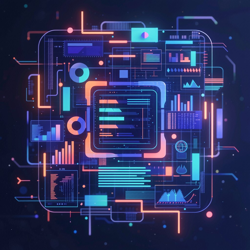 Free Futuristic Data Visualization Image - Futuristic, Digital ...