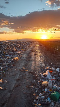 Trash Sunset Free Sunset Over Landfill Image - Sunset, Landfill, Waste | Download at ...
