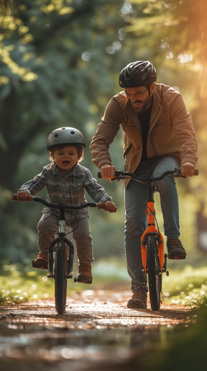 Happy Bike Ride Free Joyful Bike Ride Image - Biking, Child, Adult | Download at StockCake