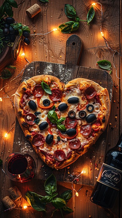 Download Pepperoni Basil Pizza Stock Images for Free | StockCake