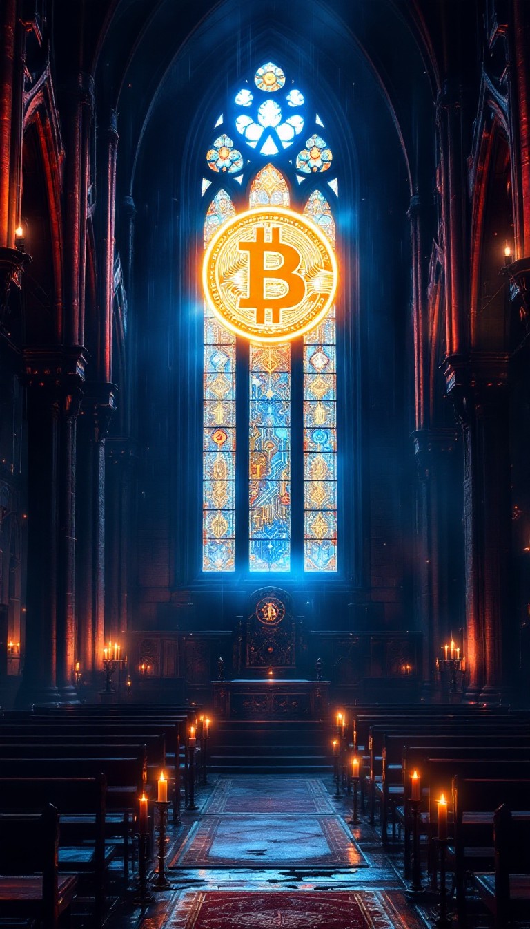 Free Crypto Cathedral Glows Image - Bitcoin, Gothic, Cathedral | Download  at StockCake