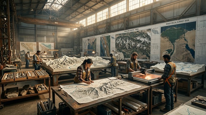 Free Mapping Earth's Terrain Image - Cartography, Mapmaking, Industrial ...