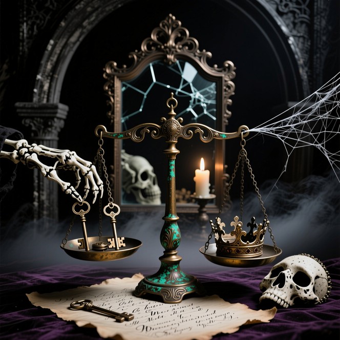 Free Weighing Eternal Worth Image - Gothic, Scales, Victorian ...