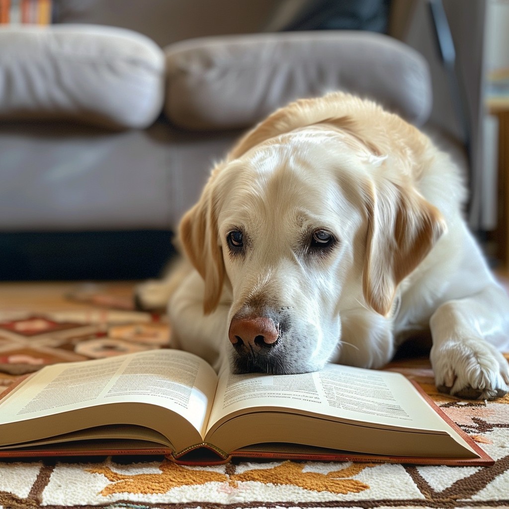 Free Dog Loves Reading Photo - Dog, Reading, Book | Download at StockCake