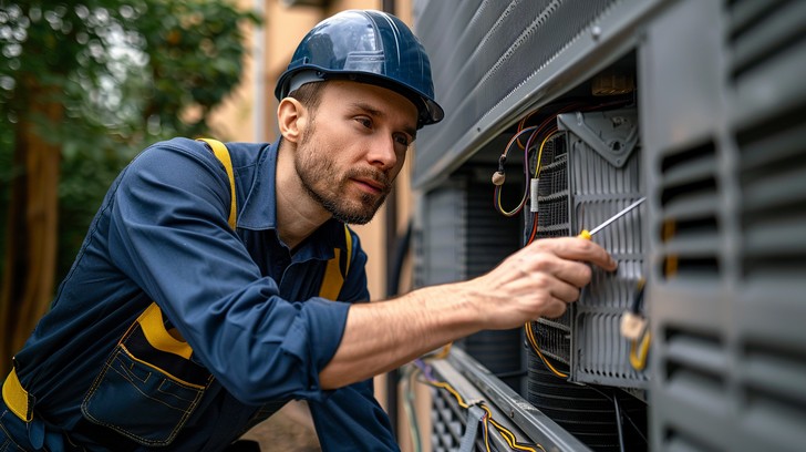 Repairs Technesian Free Technician Repairing Equipment Image - Technician, Snowy ...