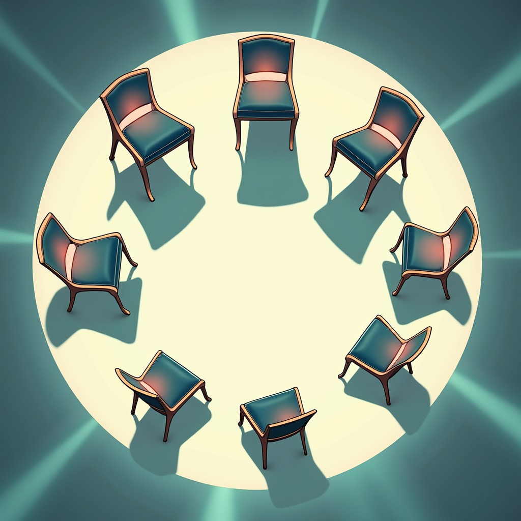 Free Circular Chair Formation Image - Chairs, Circle, Symmetry ...