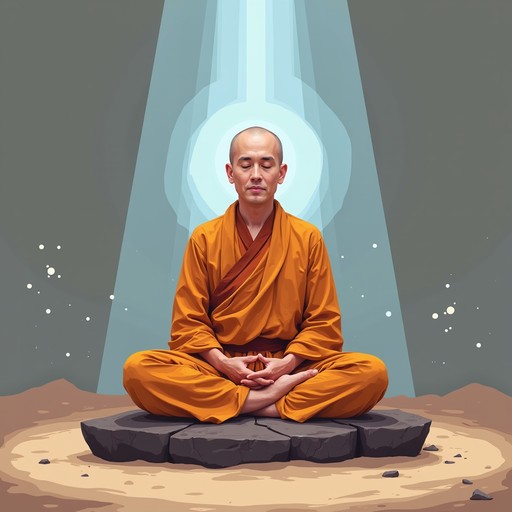 Free Tranquil Pixel Monk Image - Meditation, Monk, Pixel | Download at ...