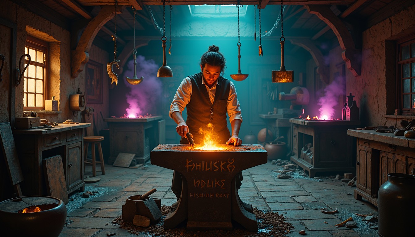 Mythic Forgemaster Free Magical Forge Master Image - Blacksmith, Forge, Magical | Download ...
