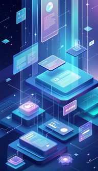 Free Digital Floating Interface Image - Interface, Geometric, Floating ...