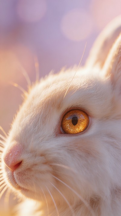 Free Luminous Amber Gaze Image - Bunny, Rabbit, White | Download at ...