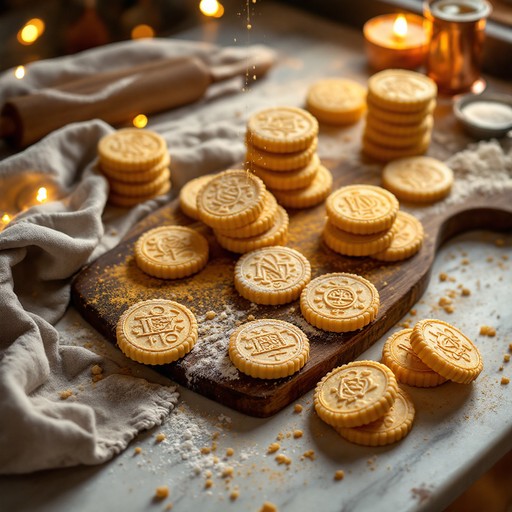 Free Golden Cookie Coins Image - Baking, Cookies, Shortbread | Download ...