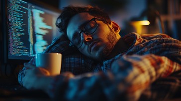 Free Tired programmer resting Image - Programmer, Tired, Resting ...