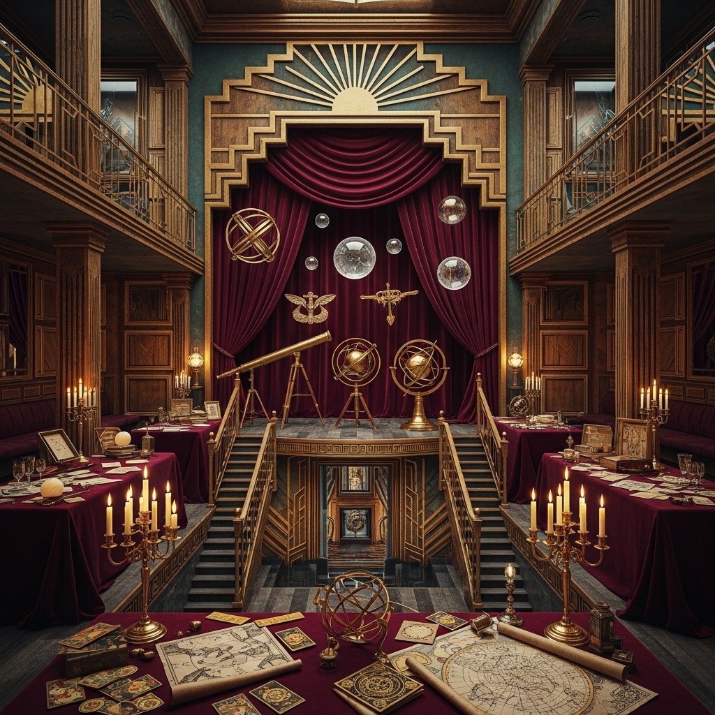 Deco Magic Free Mystical Art Deco Image - Artdeco, Mystical, Theater | Download at ...