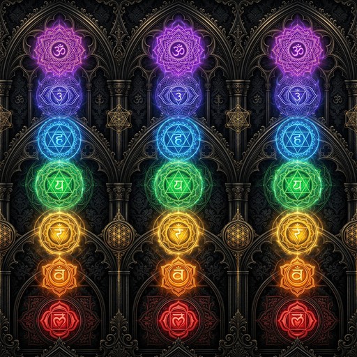 Free Rainbow Chakra Geometry Image - Chakra, Mandala, Geometry ...