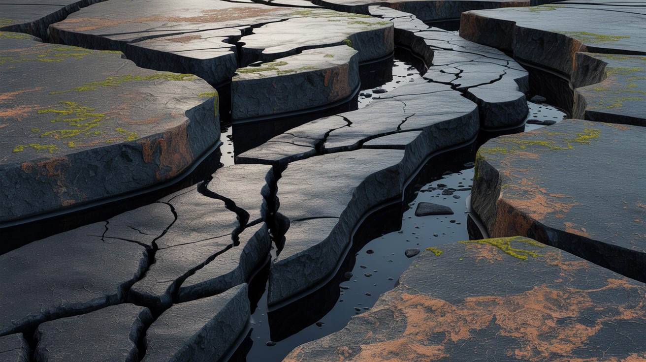 Spherical Ovoid Rocks Fractured Free Fractured Stone Surfaces Image - Fractures, Cracks, Stone ...