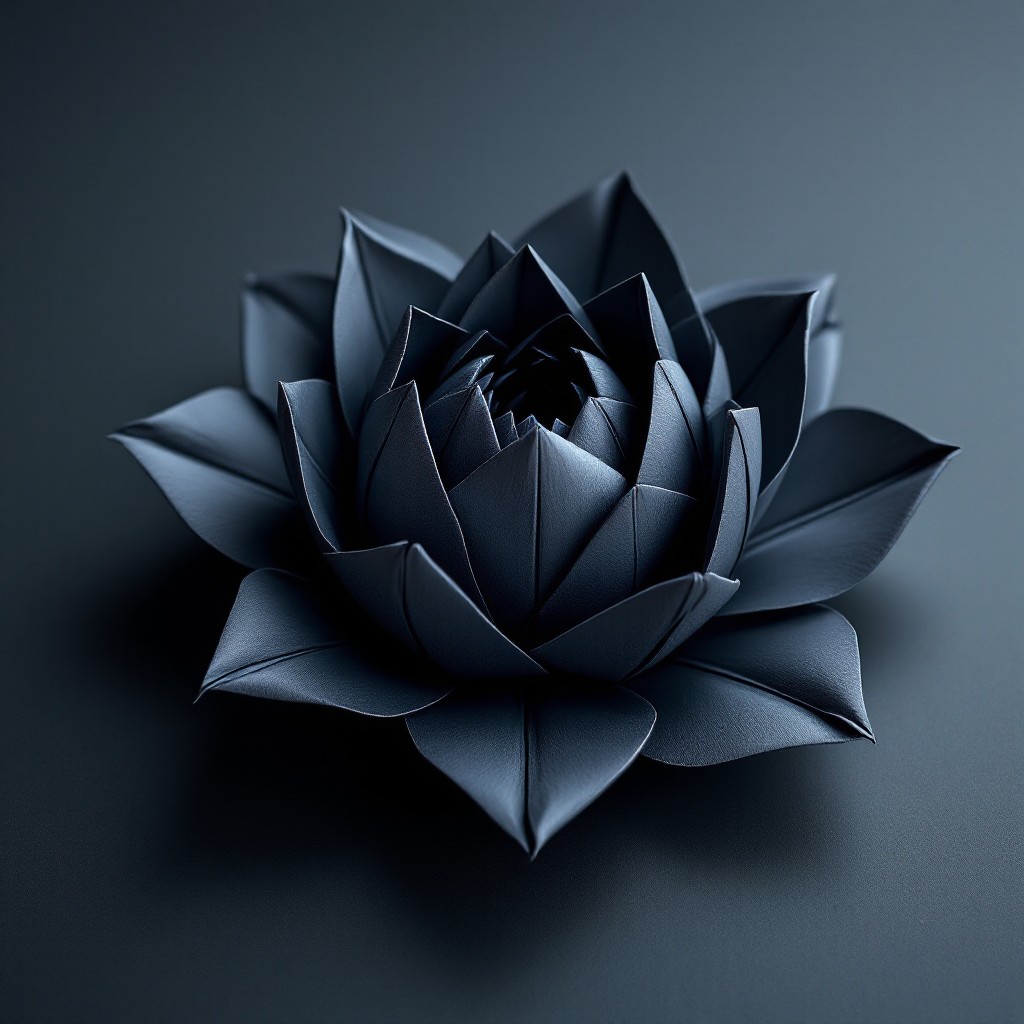 Free Dark Origami Lotus Image - Origami, Lotus, Flower | Download at ...