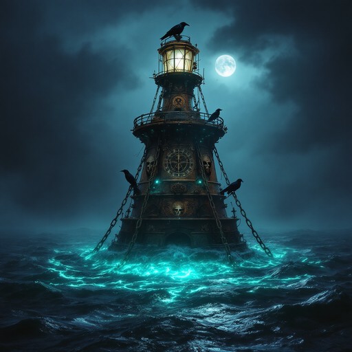 Free Haunted Ocean Beacon Image - Gothic, Victorian, Maritime ...