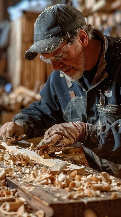 Free Craftsman at Work Image - Artisan, Woodworking, Craftsman ...