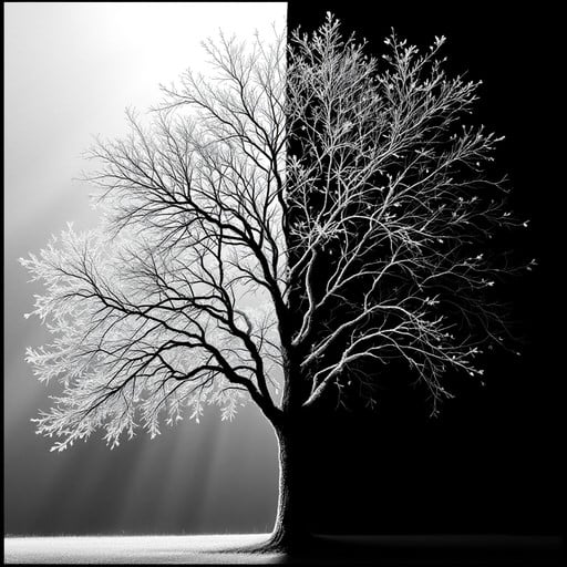 Free Seasons Split Tree Image | Download at StockCake