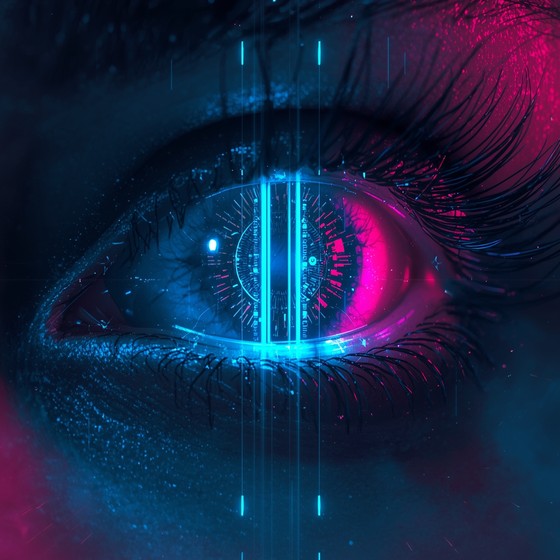 Free Cybernetic Reptilian Vision Image - Cyberpunk, Eye, Neon ...
