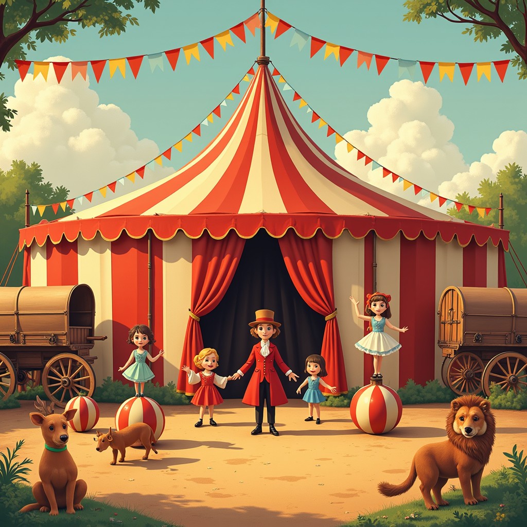 Free Vintage Circus Magic Image - Circus, Vintage, Tent | Download at ...