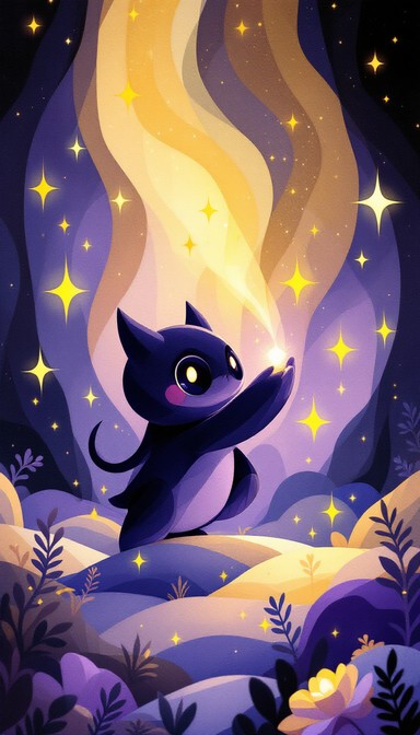 Free Magical Shadow Friend Image - Magical, Whimsical, Shadow ...
