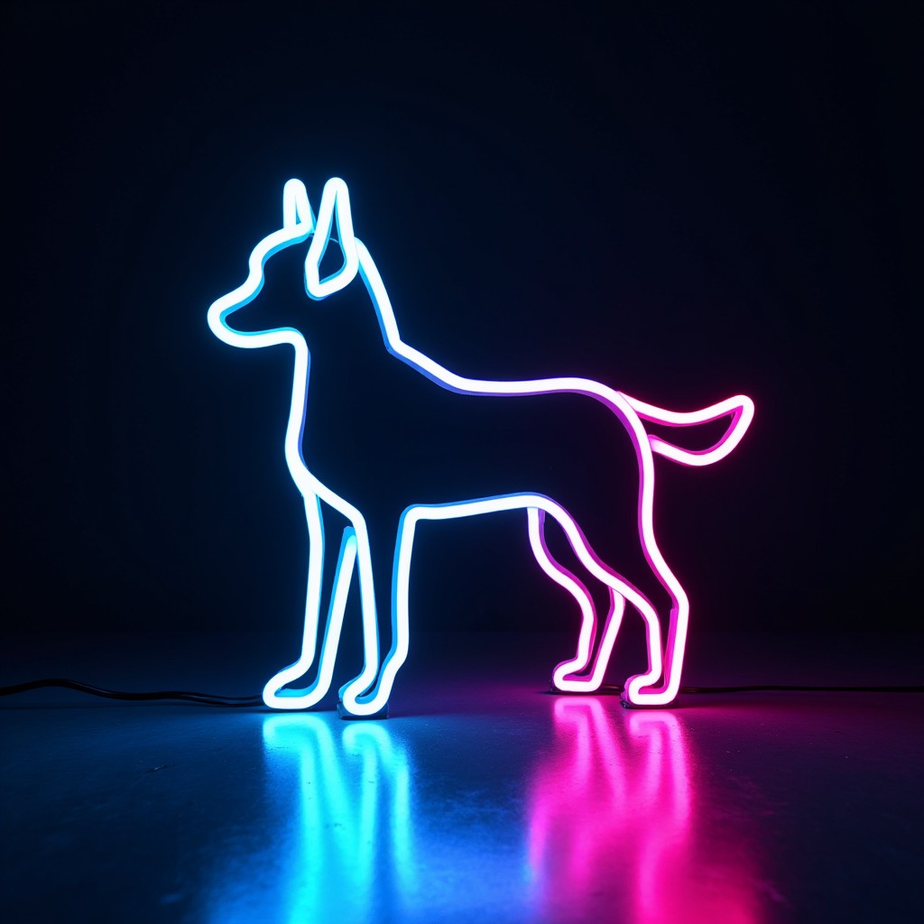 Perro Neon Free Neon Cyberpunk Canine Image - Neon, Dog, Cyberpunk | Download at ...