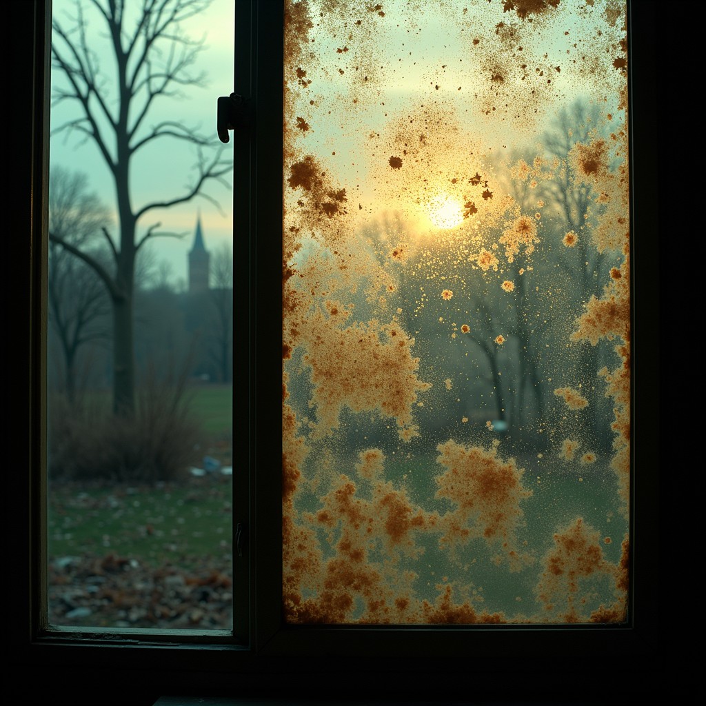 Free Weathered glass landscape Image - Window, Rust, Decay | Download ...