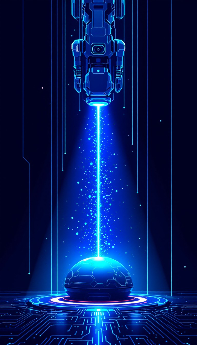Free Digital Analysis Beam Image - Robot, Cyberpunk, Pixel | Download ...