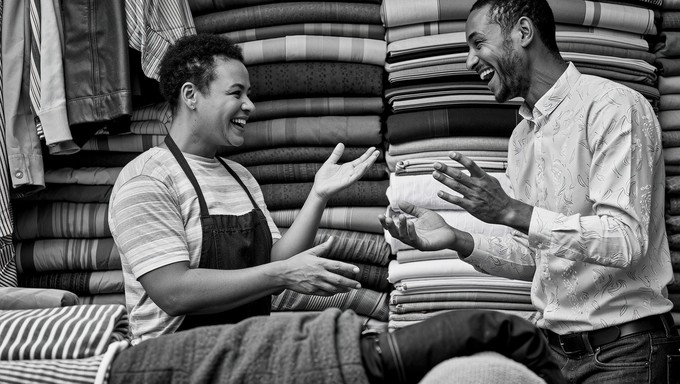 Free Market Negotiation Moment Image - Haggling, Negotiation, Market ...