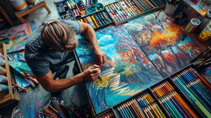Create A Masterpiece Free Artist Creating Masterpiece Image - Art, Painting, Artist ...