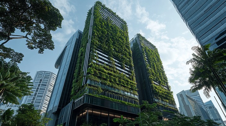 Free Eco-friendly urban architecture Image - Architecture, Skyscraper ...