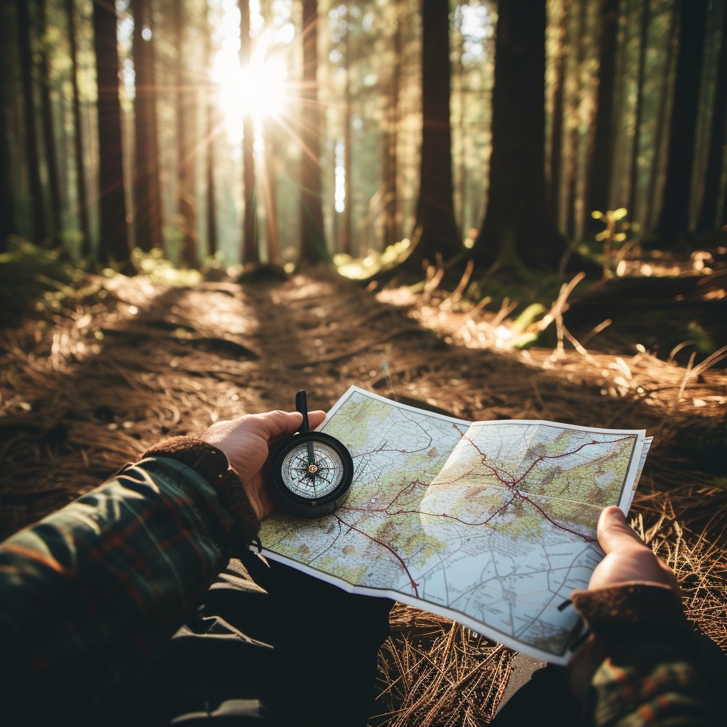 Navigate Path Free Navigating Forest Path Image - Forest, Compass, Map | Download at ...