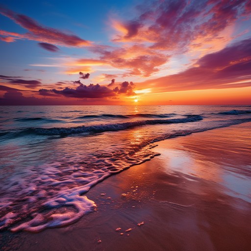 Free Sunset Beach View Image - Sunset, Beach, Ocean | Download at StockCake