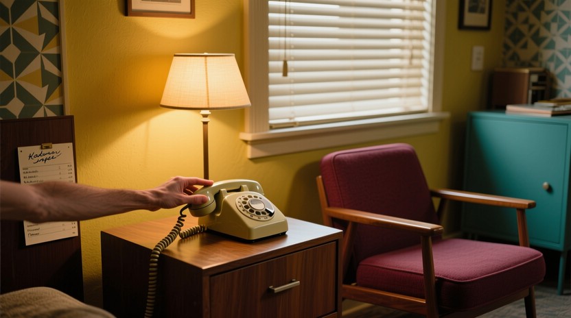 Zoom Room Reciever Download Vintage Phone Call Image - Vintage, Retro, Telephone | StockCake