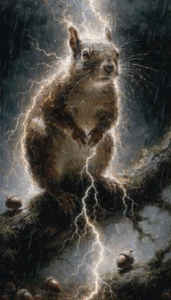 Squirrel Exploding Transformer Free Electric Squirrel Energy Image - Squirrel, Electric, Lightning ...