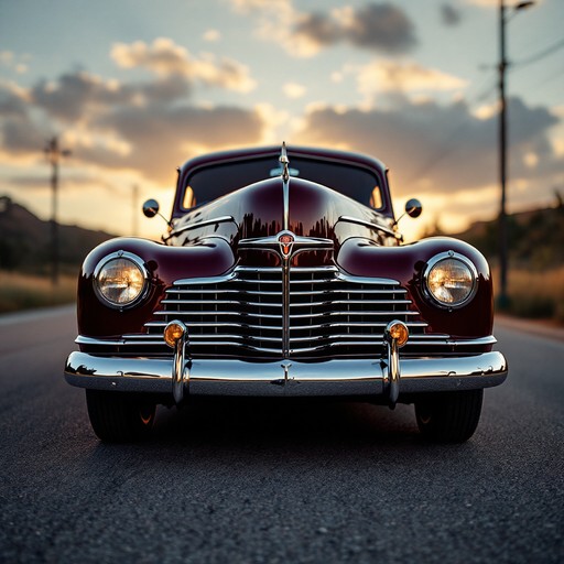 Free Classic Sunset Beauty Image - Vintage, Classic, Automotive ...