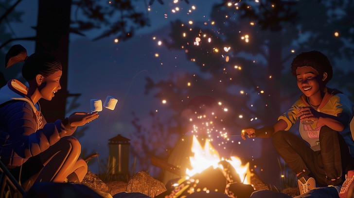 Free Campfire Marshmallow Fun Image - Campfire, Friends, Marshmallows ...