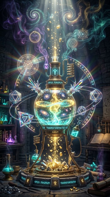Free Mystical Alchemy Transformation Image - Alchemy, Magic, Potion ...