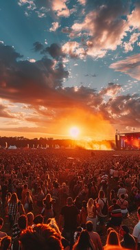 Free Sunset Music Festival Image - Festival, Crowd, Sunset | Download ...